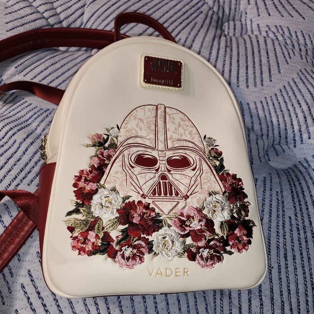 Darth Vader Floral Loungefly Mini Backpack
